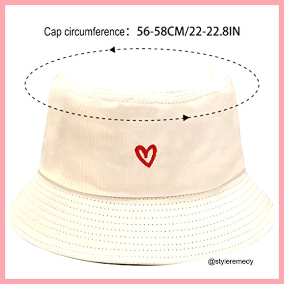 Cotton Bucket Hat with Embroidery, Foldable, SPF 15 Sun Protection main image 4